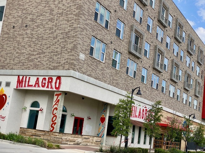 Milagro Tacos and Apartments in Trinity Groves, TX