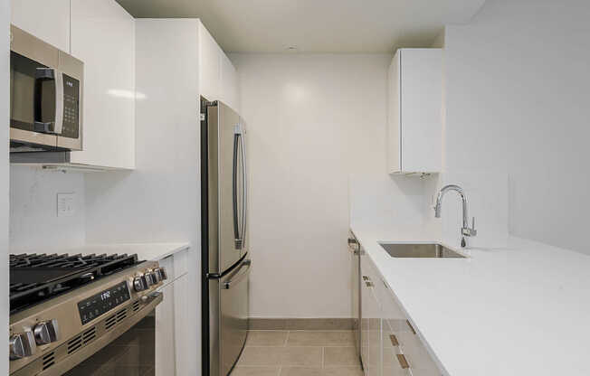 Kitchen with Stainless Steel Appliances