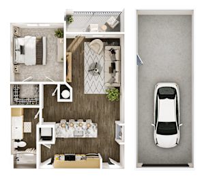 1 bed, 1 bath, 782 sqft, $1,724