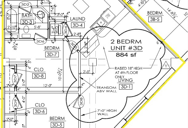 2 beds, 1 bath, 884 sqft, $1,595, Unit APT 3D