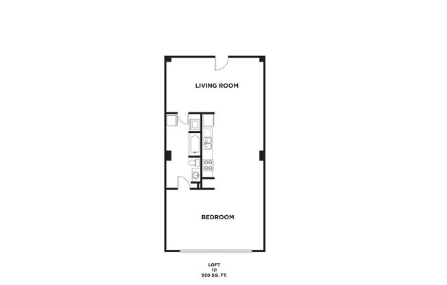 1 bed, 1 bath, 950 sqft, $1,915