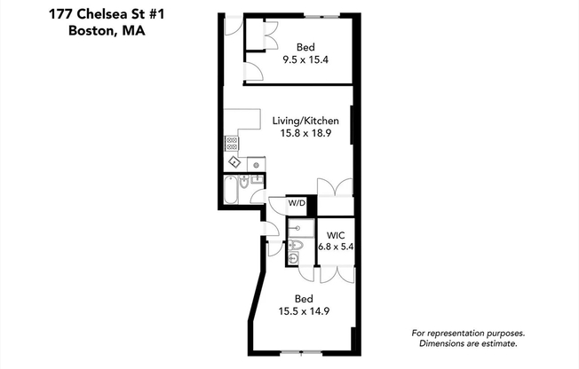 2 beds, 2 baths, 875 sqft, $3,250, Unit 1