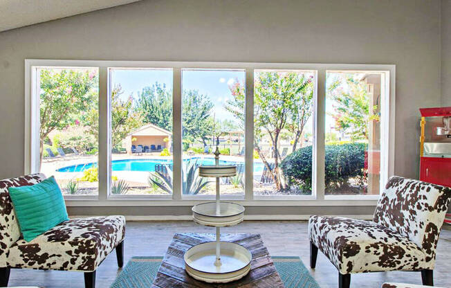 Pool View from Apartment Clubhouse