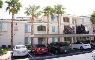 GUARD GATED TOP FLOOR PRIVATE 1 BED CONDO FEATURING A DETACHED 1 CAR GARAGE
