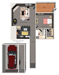 1 bed, 1 bath, 755 sqft, $1,635