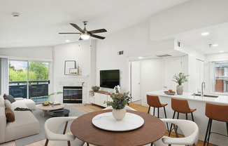 Living Room with Hard Surface Flooring