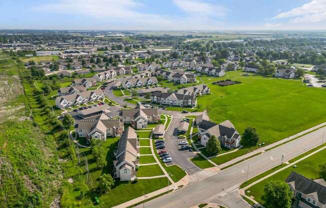 Aerial View of Reserve at Moonlight