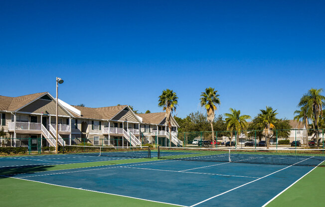 Tennis courts, sundeck, gas grill stations and two swimming pools are some features of our community.