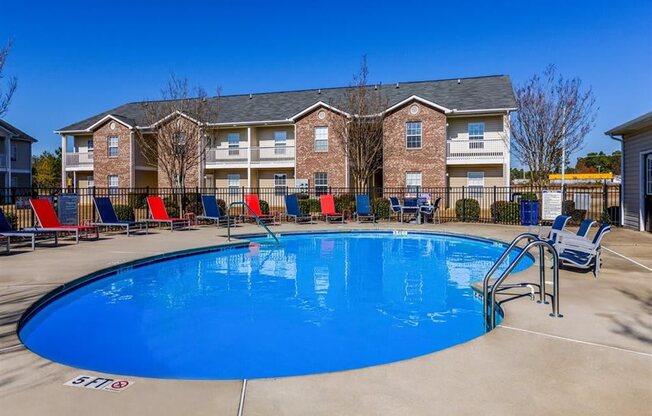 swimming pool at Fayetteville NC apts