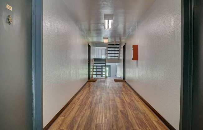 Hallway at The View At Catalina Apartments in Tucson, AZ