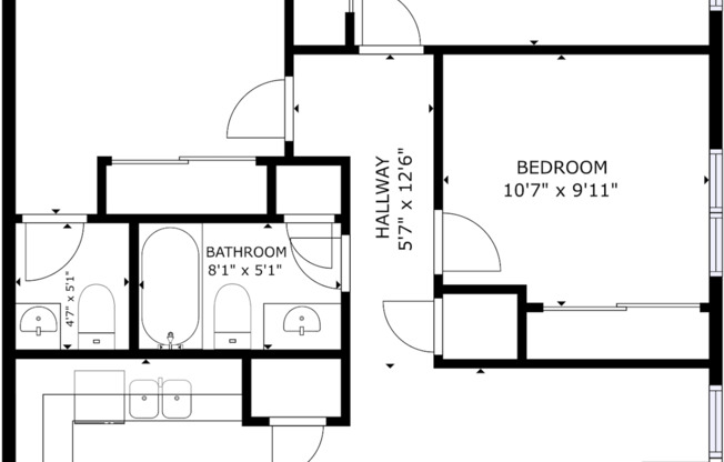 3 beds, 1.5 baths, 960 sqft, $1,250, Unit C1