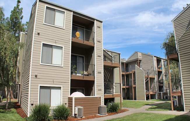 California Place Balconies on Apartments