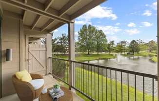 Large Private Balconies