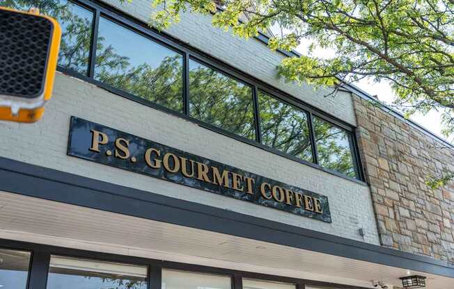 p.s. gourmet coffee storefront