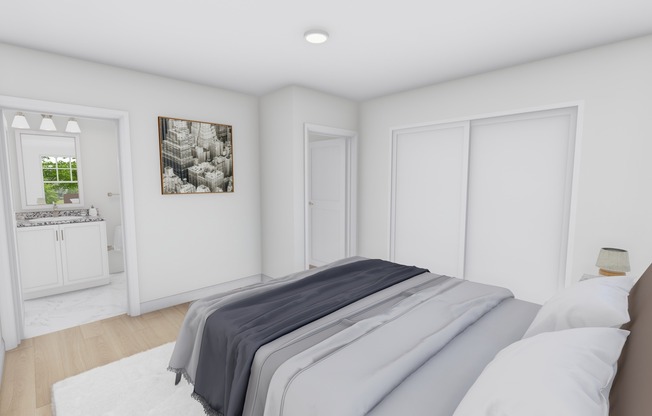 Townhome Bedroom One