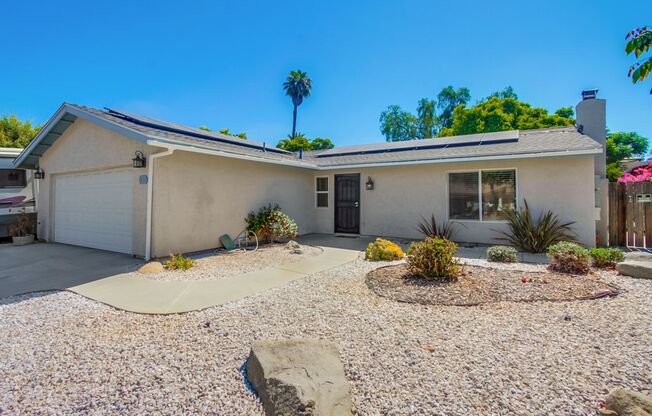 Beautiful 3 Bedroom + Den Home in the Foothills of Vista, Spacious Yard & Solar!