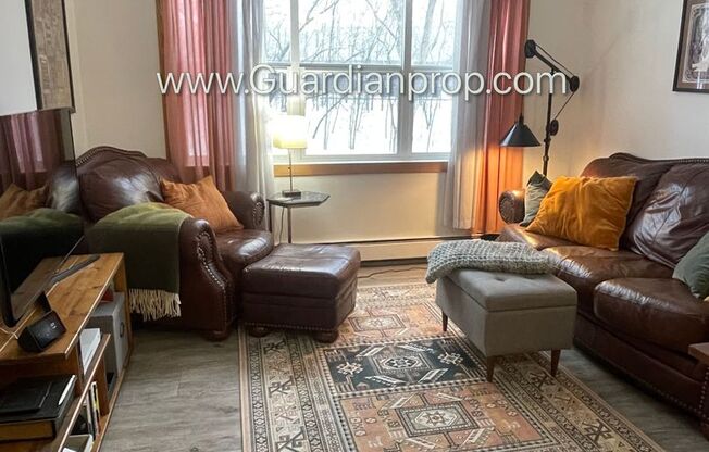 Northeast Renovated Corner Unit Main Floor, Parking, Very Bright, USI Connected