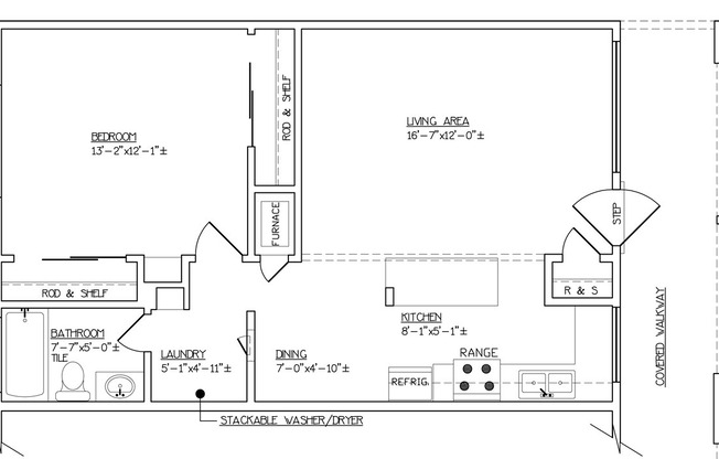 1 bed, 1 bath, 700 sqft, $1,200, Unit 10