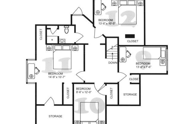 Studio, 1 bath, $1,425, Unit 04