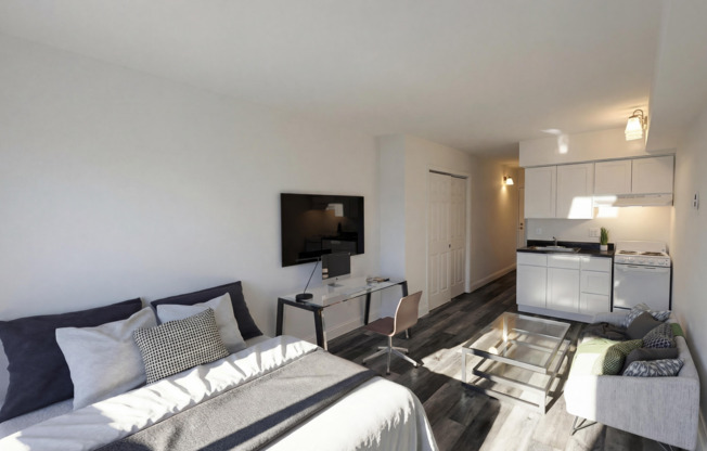 Studio, 1 bath, 310 sqft, $1,079, Unit 010G