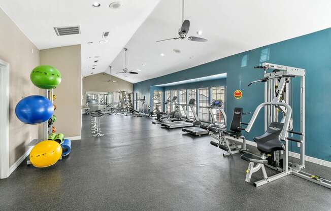 Fitness Center at Davenport Apartments in Dallas, TX