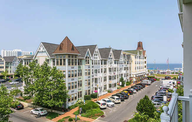 View From Balcony at Pier Village Apartments, Long Branch, NJ