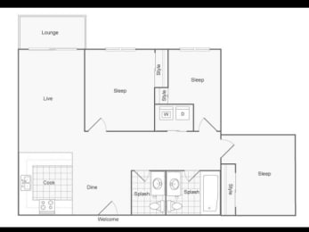 3 beds, 1.5 baths, 1,016 sqft, $2,115