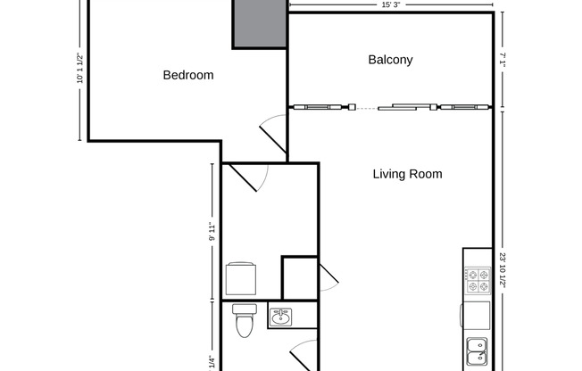 1 bed, 1 bath, 669 sqft, $1,625, Unit WR 305-219