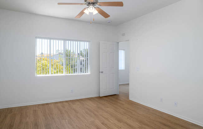 Bedroom with Hard Surface Flooring