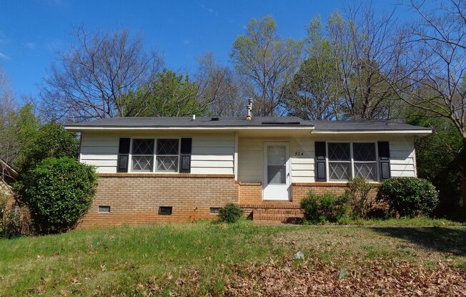 Lovely three bedroom, one bath home nestled in an attractive neighborhood setting.