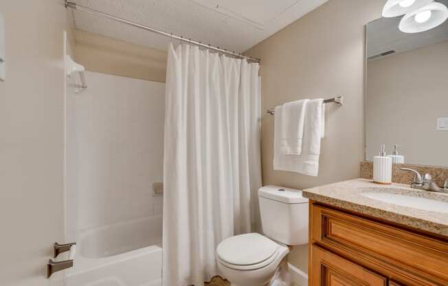 Bathroom With Tiled Shower