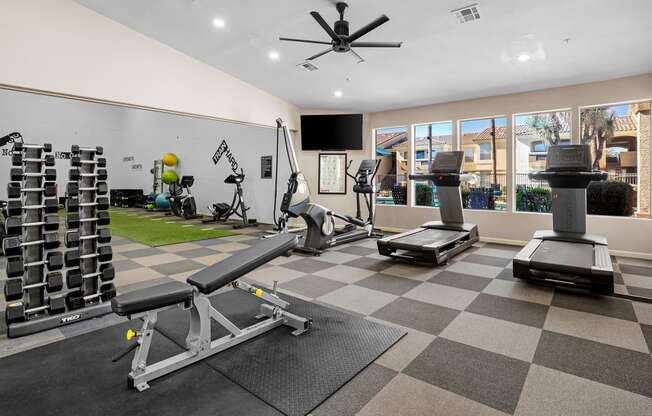 24-hour fitness center - Arrowhead Landing Apartments