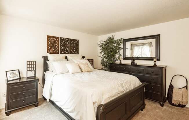 Kings Court Beaverton OR model primary bedroom entry view