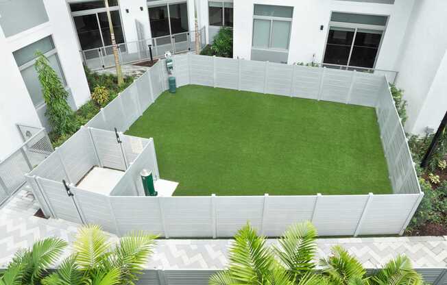 Large Pet Park at The Marc Luxury Apartments in Palm Beach Gardens FL