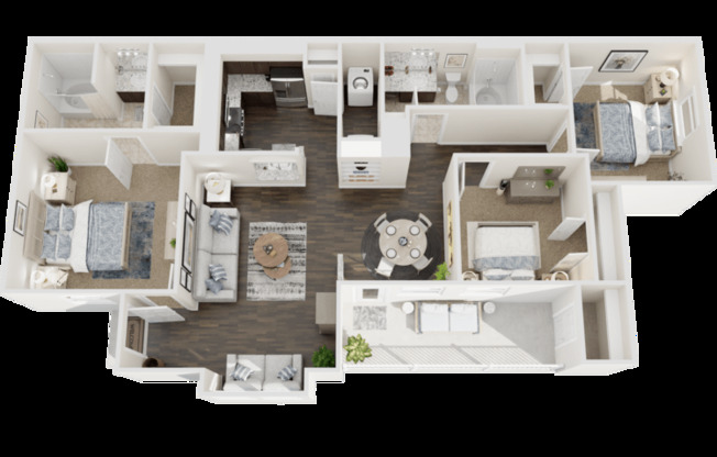 3 beds, 2 baths, 1,170 sqft, $1,957