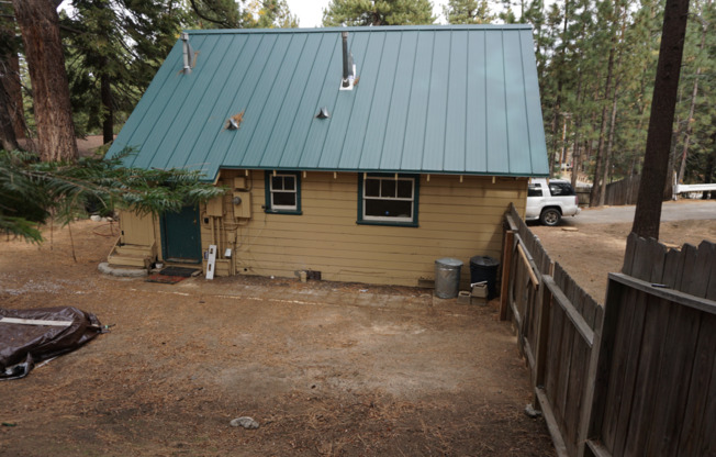 Cozy cabin in the woods