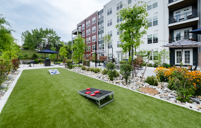 Courtyard with Outdoor Games