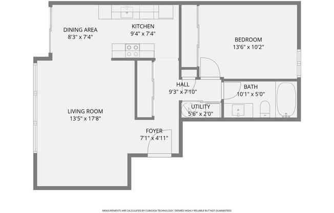 1 bed, 1 bath, 675 sqft, $1,700, Unit Apt. 103