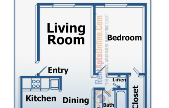 1 bed, 1 bath, 675 sqft, $1,375, Unit 32-14