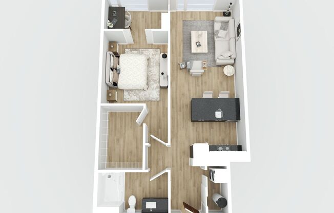 1 bed, 1 bath, 760 sqft, $1,890, Unit 515