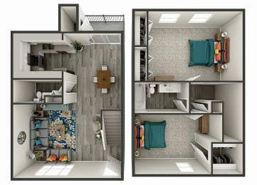 2 beds, 1.5 baths, 1,185 sqft, $1,699