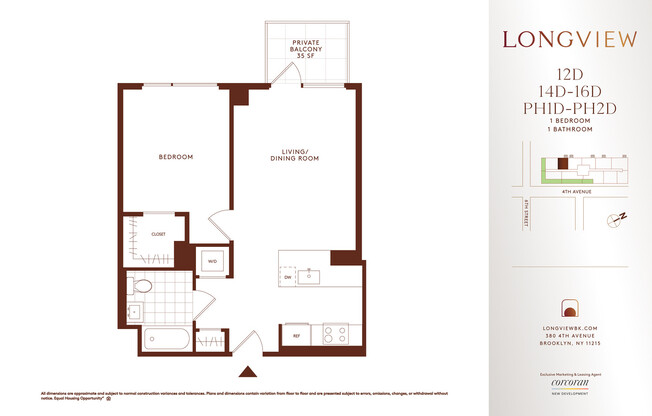 1 bed, 1 bath, $4,521, Unit 16D