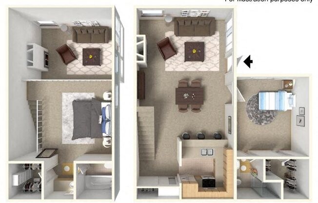 2 beds, 2 baths, 1,008 sqft, $2,899