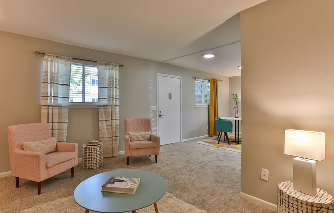Spacious living room