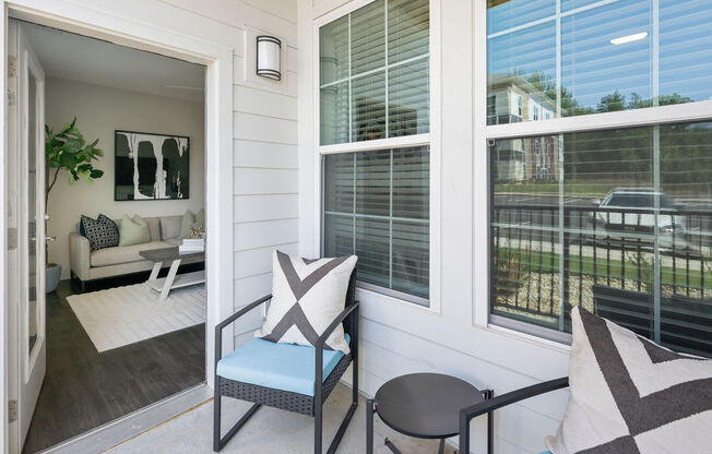 Spacious Patios with Storage Unit