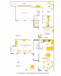 1 bed, 2.5 baths, 2,238 sqft, $4,813