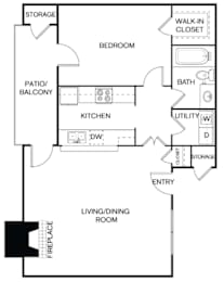 1 bed, 1 bath, 790 sqft, $1,150