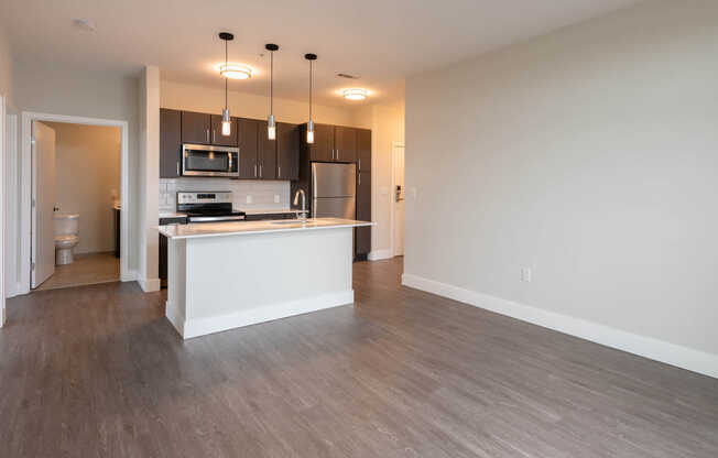 Kitchen with Stainless Steel Appliances