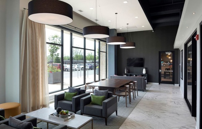 Stylish Resident Lounge at Residences at 1700, Minnesota, 55305