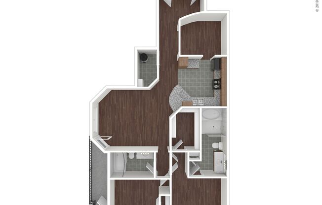 2 beds, 2 baths, 1,308 sqft, $2,940